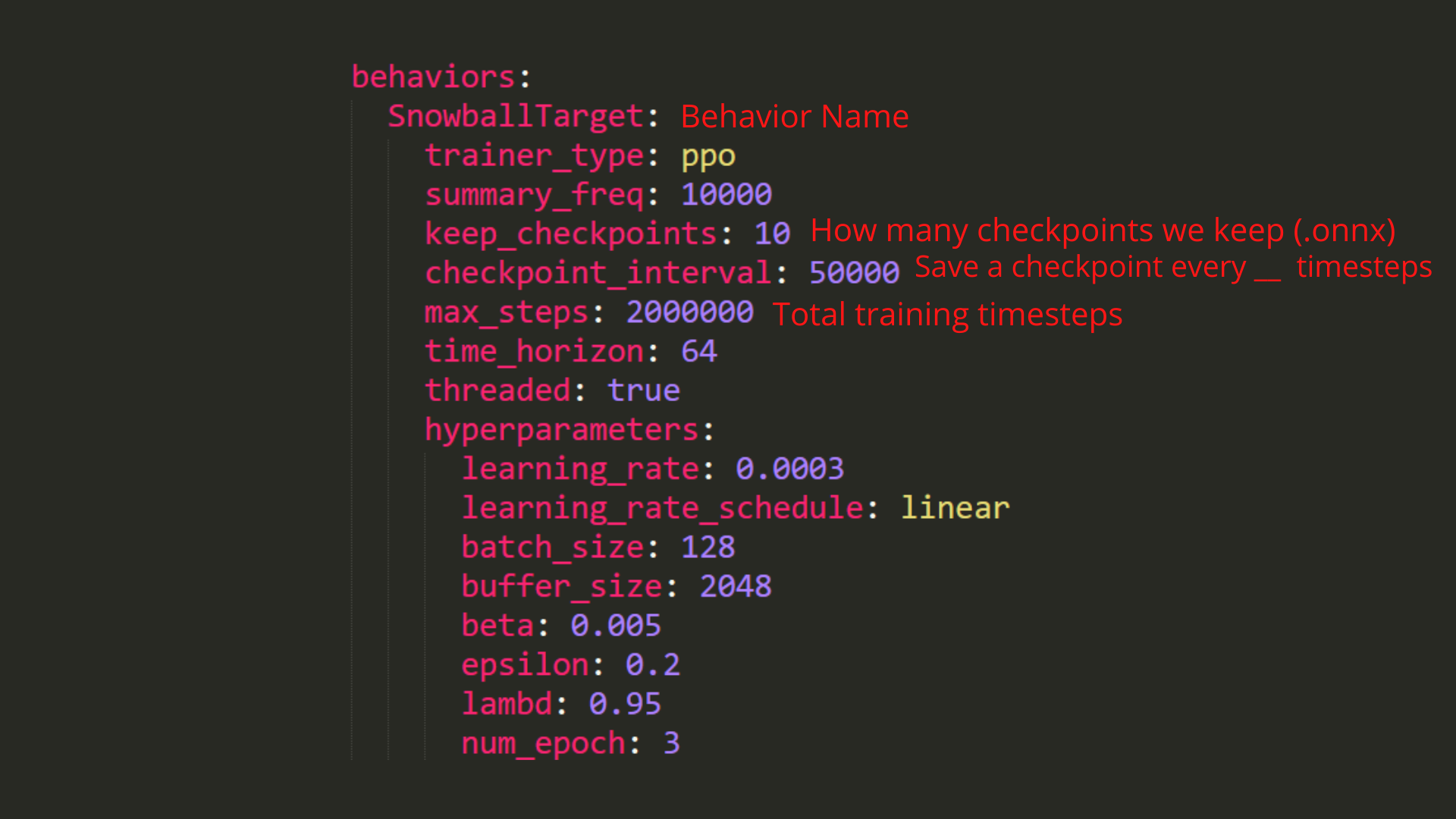 Config SnowballTarget